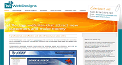 Desktop Screenshot of 1stwebdesigns.com